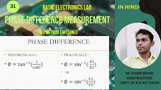 how to measure phase difference phase angle measurement [upl. by Yrogreg50]