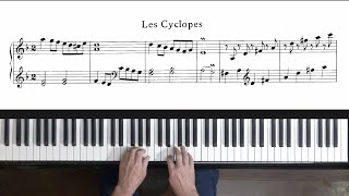 Rameau “Les Cyclopes” Paul Barton FEURICH 218 piano [upl. by Aifos]