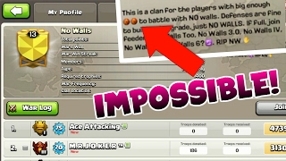 Clash Of Clans  THESE PLAYERS HAVE NO WALLS  INSANE LVL 13 CLAN [upl. by Haidej]