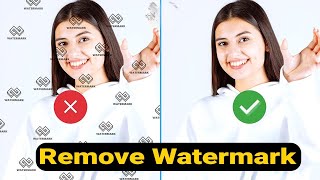 Remove Watermark from images using AI in 1 Minute  Free AI Watermark Remover Online [upl. by Leksehcey]