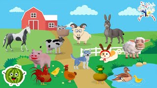 The Animal Sounds Song  What Do The Animals Say ASAF EduFam  Kids Songs and Nursery Rhymes [upl. by Elleirbag]