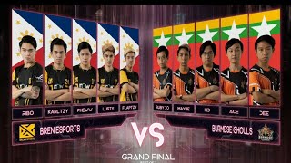 Burmese Ghouls vs Bren Esports Game 5 [upl. by Coltin89]