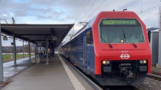 Re 450 065 „Bonstetten“ in BonstettenWettswil  DPZ  SBahn Zürich [upl. by Eugirne]