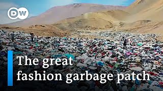 Mountains of dumped clothes pile up in Chiles Atacama Desert  DW News [upl. by Anchie]