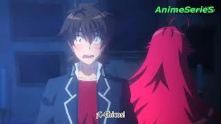 High School DxD Hero Issei Le Declara Su Amor a Rias y Se Besan [upl. by Kent]