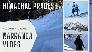 Narkanda Tour 2024  Snowfall Live Update  Shimla To Narkanda Hatu peak Kufri Himachal Tourism [upl. by Diane-Marie]