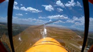 FLYING ON MY BIG RC PLANE  View from inside the model aircraft [upl. by Ellan]