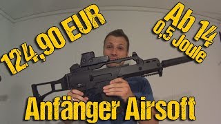 Günstige Airsoft Anfänger Waffe  G60 Eco Begadi  Review und Gameplay [upl. by Kordula]