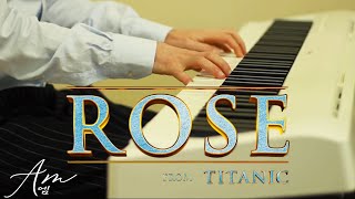 Titanic Rose Theme  Piano Version w Sheet Music [upl. by Drobman469]