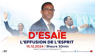 LEFFUSION DE LESPRIT  LA PROPHETIE D ESAIE N°33  PST FRANCIS T  SCT POINTENOIRE [upl. by Nnylirret]