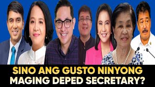 CARL BALITA LENI ROBREDO ATTY CLAIRE CASTRO NANGUNA SA GUSTO NG TAUMBAYAN SINO BET NINYO [upl. by Winni83]