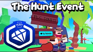 Pls Donate  How to Get Diamond Donor Badge amp Booth Roblox The Hunt Event [upl. by Malory]