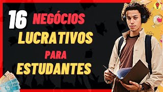 16 Ideias de Negócios Lucrativos Para JOVENS e ESTUDANTES 🎒💰 [upl. by Nylkoorb]