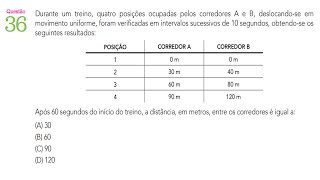 2 EQ 2024  UERJ Durante um treino quatro posições ocupadas [upl. by Nichol549]