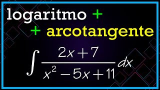 ☑️ INTEGRALES Racionales ▶ LOGARITMO Neperiano  ARCOTANGENTE ▶ 2º bachillerato 1 [upl. by Anytsirk]