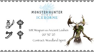 Monster Hunter World Iceborne ancient Leshen by MR Weapon [upl. by Rowley]