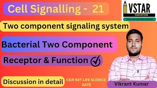 Two Component Signaling Pathway  Two Component Signaling System  Cell signaling  cellsignaling [upl. by Hujsak921]