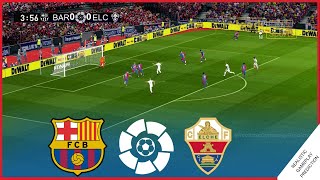 ⚽Barcelona vs Elche  La Liga  Dic 18 2021  Simulación Realista [upl. by Ysirhc]