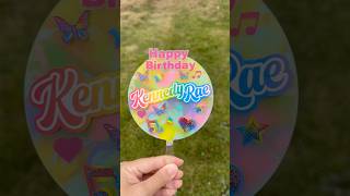 Lisa Frank inspired cake topper birthday diy craft handmade tutorial 90s [upl. by Nnyleuqcaj52]