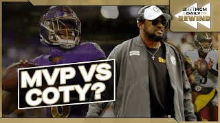 NFL Match Potential Award Winners MVP Hopeful Lamar Jackson faces Coach of the Year Mike Tomlin [upl. by Icat511]