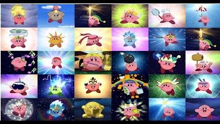 Todas las transformaciones y ataques de Kirby [upl. by Lorant]