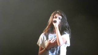 Selena Gomez raps Super Bass Live at the Puyallup Fair [upl. by Yenaffit]