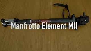 Monopod Video Manfrotto Element MII [upl. by Aldwon]