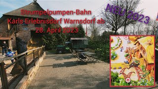 StrumpelpumpenBahn Karls Erlebnisdorf Warnsdorf Neu ab 28 April 2023 Baustelle [upl. by Theodoric996]