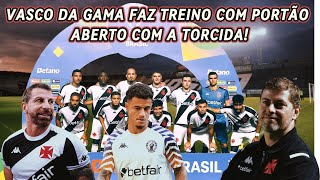 Vasco faz treino aberto em São Januário antes de decisão pela Copa do Brasil [upl. by Rockey]