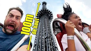 LE MANÈGE LE PLUS HAUT DU MONDE  VLOG À NIGLOLAND [upl. by Stoller]