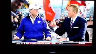 Eric Stonestreet on ESPNs College Game Day 1110 [upl. by Rases99]