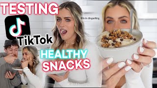 TESTING VIRAL HEALTHY SNACK HACKS [upl. by Iznek388]