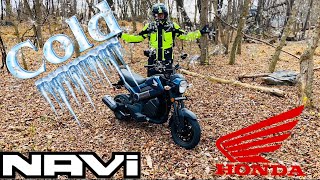 2024 Honda Navi December Extreme Cold Weekend RideSmall bore Life [upl. by Yblehs]