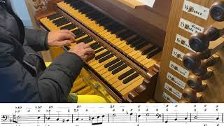 Josef Ferdinand Norbert Seger 17161782 Partimento in F major  Matteo Messori organ [upl. by Conny]