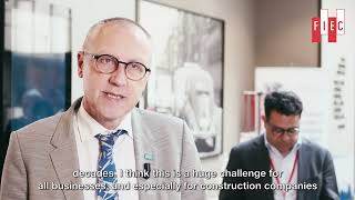 FIEC Interview with Niko Demeester  Embuild CEO [upl. by Essilem]