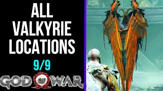 God of War  All Valkyrie Locations Valkyrie 99 [upl. by Yniar]