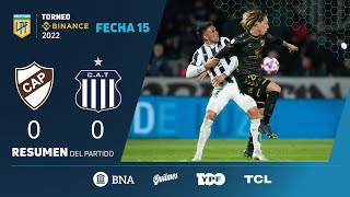 TorneoBinance  Fecha 15  resumen de Platense  Talleres [upl. by Savage]