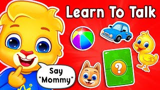 Baby Learning First Words  Learn to Talk For Babies  Toddler Videos amp Songs With Lucas amp Friends [upl. by Ymmas]