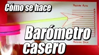 Barómetro casero cómo se hace  Te Digo Cómo [upl. by Adnat]