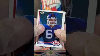 1991 Upper Deck Football card pack opening NFL Pulled a sweet Joe Montana card [upl. by Graves782]