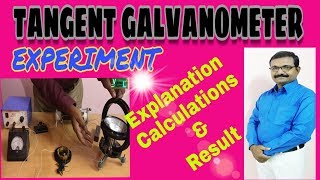 TANGENT GALVANOMETER Experiment [upl. by Humfried]