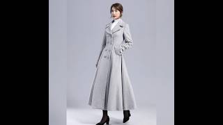 Long overcoat for girls fashion [upl. by Nalyk]