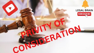 PRIVITY OF CONSIDERATION  INDIAN CONTRACT ACT 1872 [upl. by Natfa]