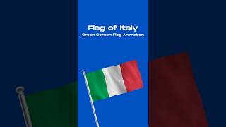 Italy Flag Animation A Celebration of Art amp Culture in 4K 🇮🇹 [upl. by Nonnek483]