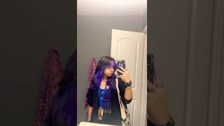 Redying my hair P shortvideo hairdye dyinghair purple fypシ゚ [upl. by Ano]