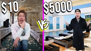 10 VS 5000 HOTELS Budget Challenge [upl. by Kan]