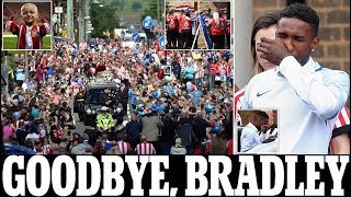 Heartbroken Jermain Defoe breaks down at best friend Bradley Lowerys funeral as the six year old [upl. by Aekerly366]