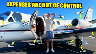 The OUTRAGEOUS Costs Of Owning a Private Jet Can We Still Afford It [upl. by Itsur27]