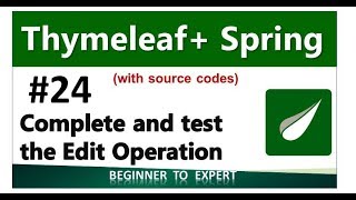 24 Complete and Test the Edit Method [upl. by Denney]