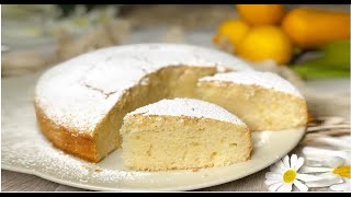 TORTA AL LIMONE 🤩Senza Uova Senza Latte Senza Burro RICETTA Light [upl. by Lochner]